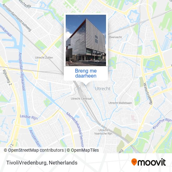 TivoliVredenburg kaart