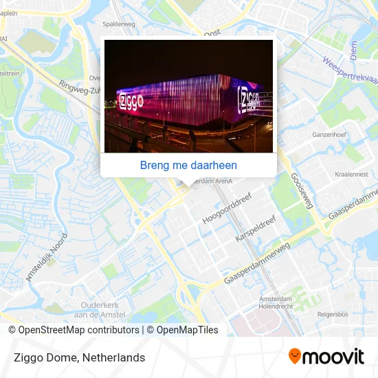 Ziggo Dome kaart