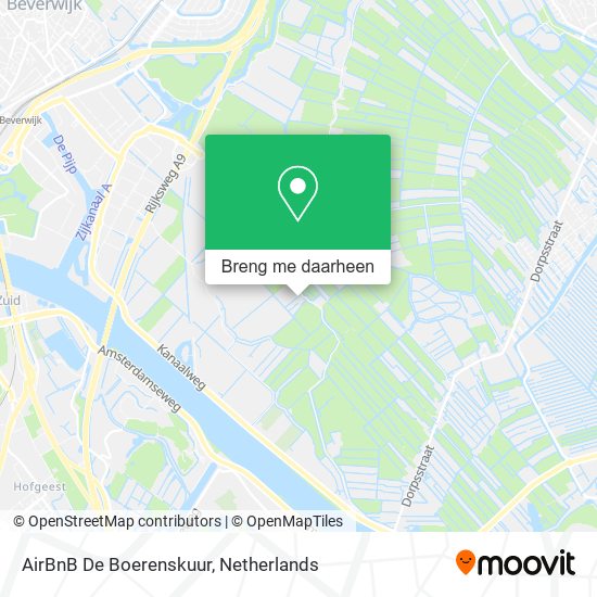 AirBnB De Boerenskuur kaart