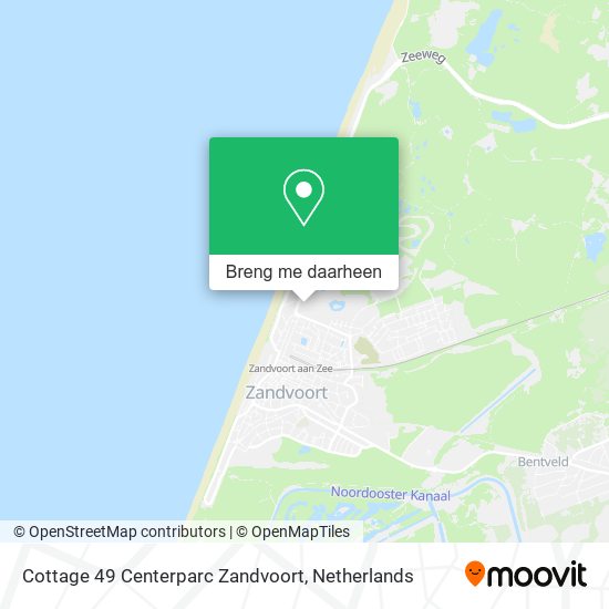 Cottage 49 Centerparc Zandvoort kaart