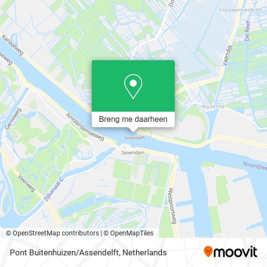 Pont Buitenhuizen/Assendelft kaart