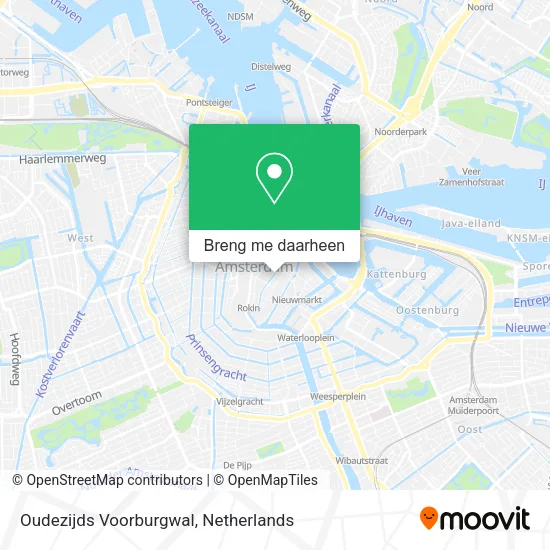 Oudezijds Voorburgwal kaart