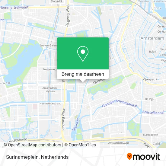 Surinameplein kaart