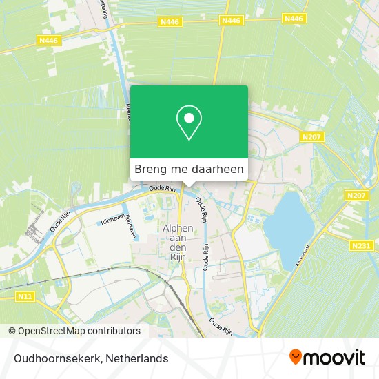 Oudhoornsekerk kaart