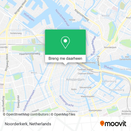 Noorderkerk kaart