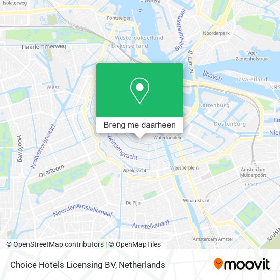 Choice Hotels Licensing BV kaart