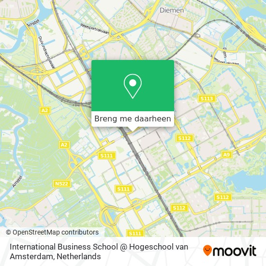 International Business School @ Hogeschool van Amsterdam kaart