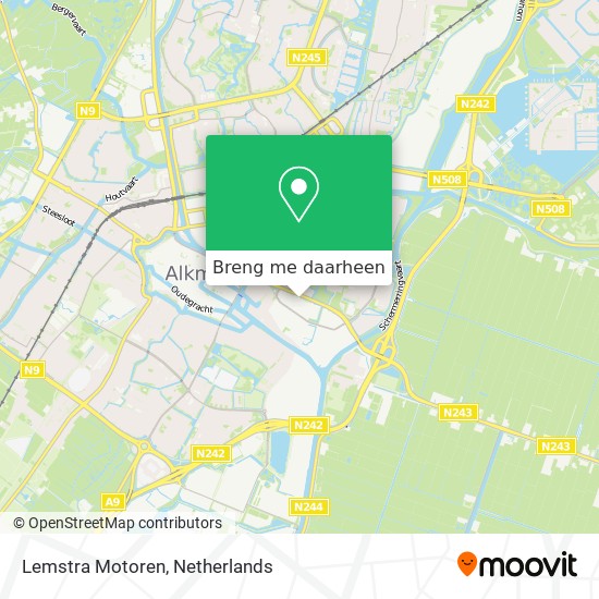 Lemstra Motoren kaart