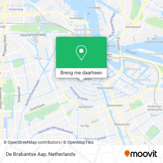 De Brabantse Aap kaart