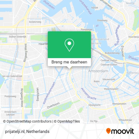 prijatelji.nl kaart