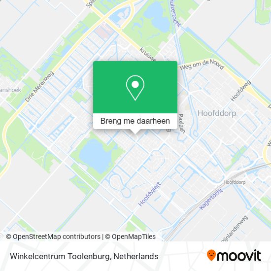 Winkelcentrum Toolenburg kaart