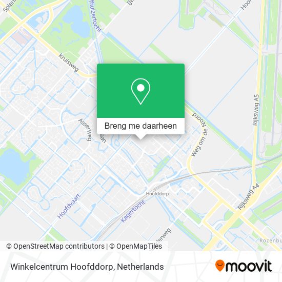 Winkelcentrum Hoofddorp kaart