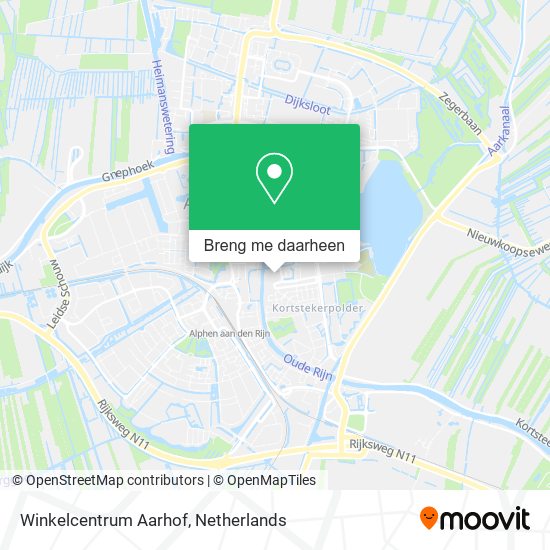 Winkelcentrum Aarhof kaart