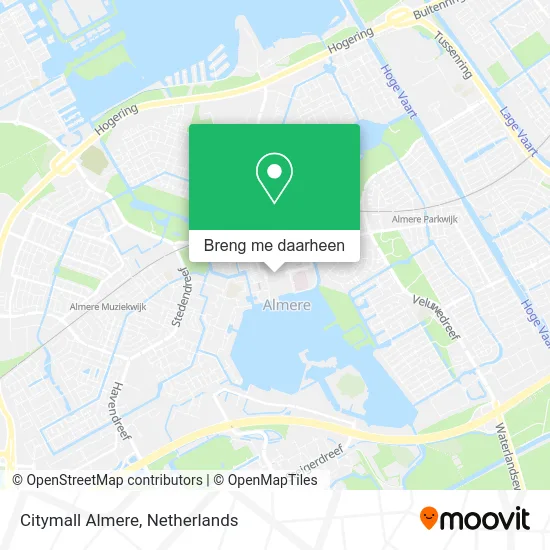 Citymall Almere kaart