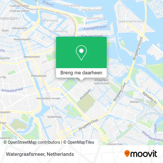 Watergraafsmeer kaart