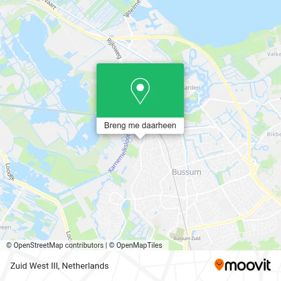 Zuid West III kaart
