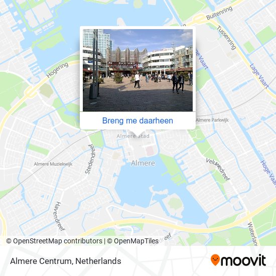 Almere Centrum kaart