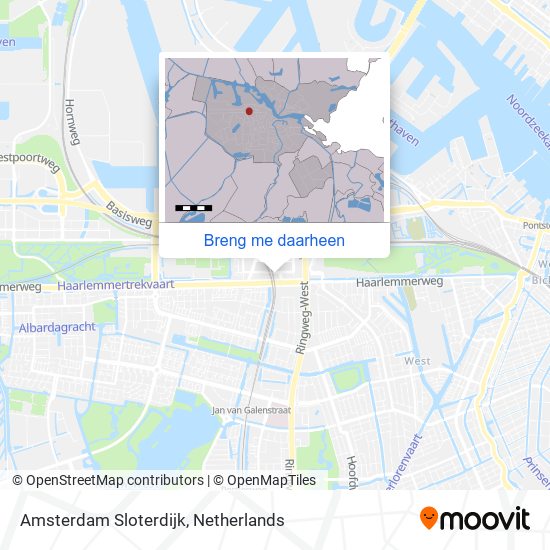 Amsterdam Sloterdijk kaart