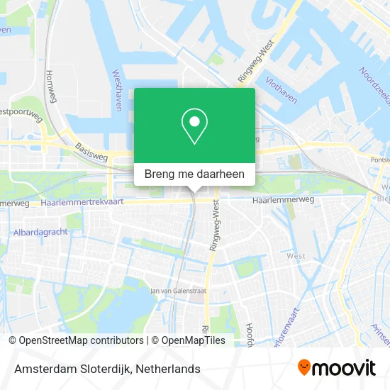 Amsterdam Sloterdijk kaart