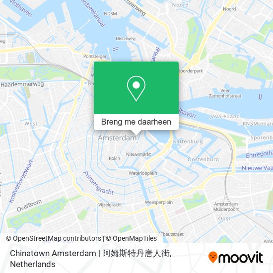 Chinatown Amsterdam | 阿姆斯特丹唐人街 kaart