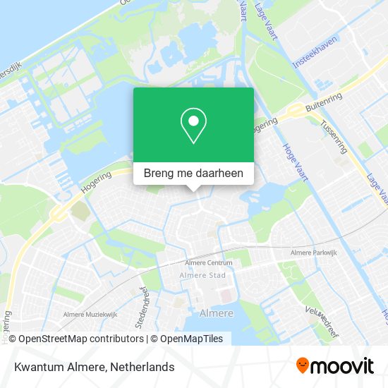 Kwantum Almere kaart