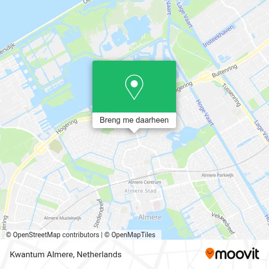 Kwantum Almere kaart