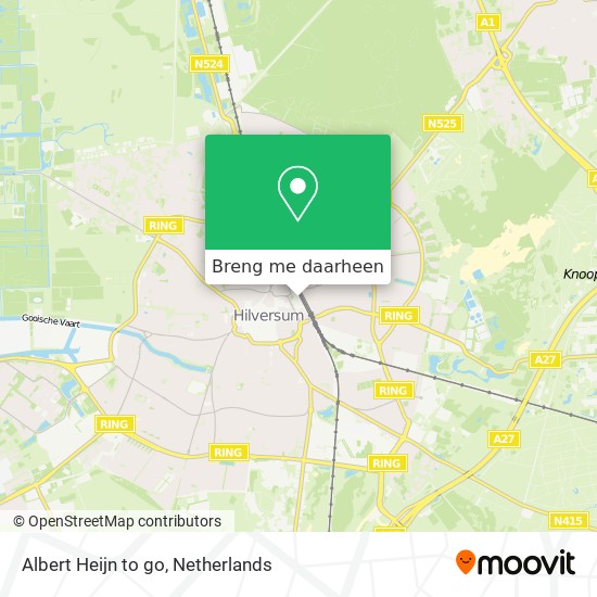 Albert Heijn to go kaart