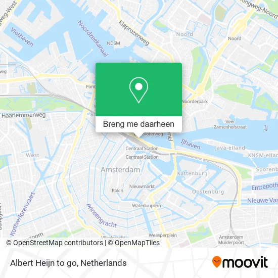 Albert Heijn to go kaart