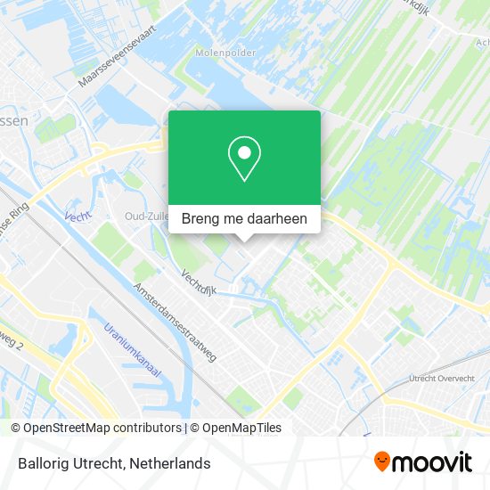 Ballorig Utrecht kaart