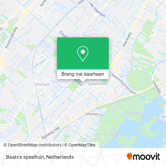 Beatrix speeltuin kaart