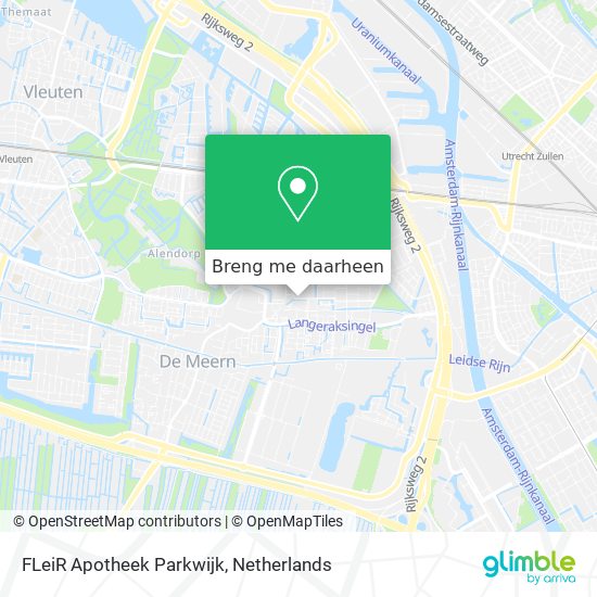 FLeiR Apotheek Parkwijk kaart