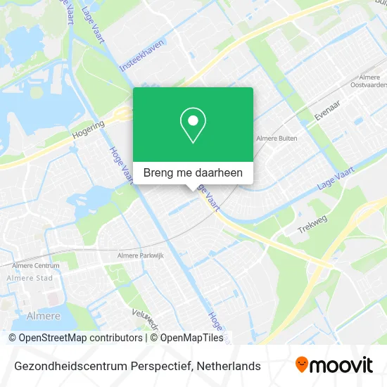 Gezondheidscentrum Perspectief kaart