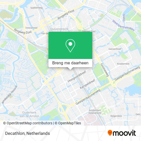 Decathlon kaart
