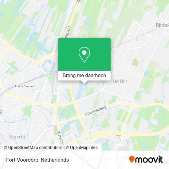 Fort Voordorp kaart