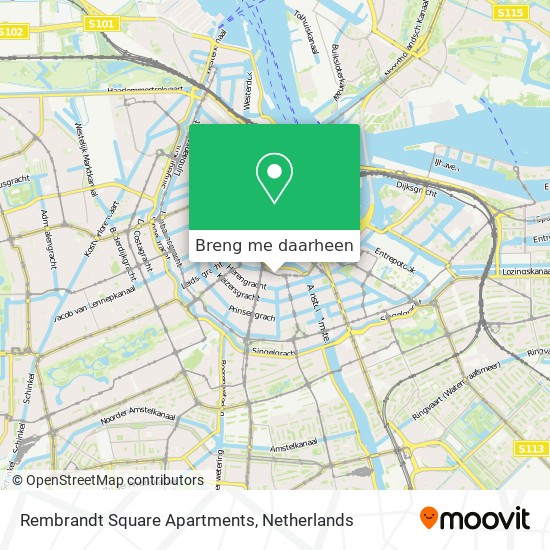 Rembrandt Square Apartments kaart