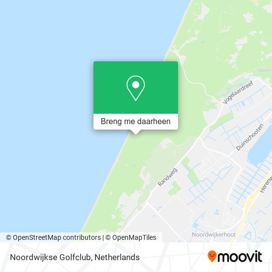 Noordwijkse Golfclub kaart