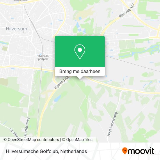 Hilversumsche Golfclub kaart