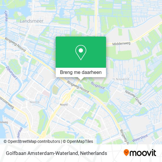 Golfbaan Amsterdam-Waterland kaart