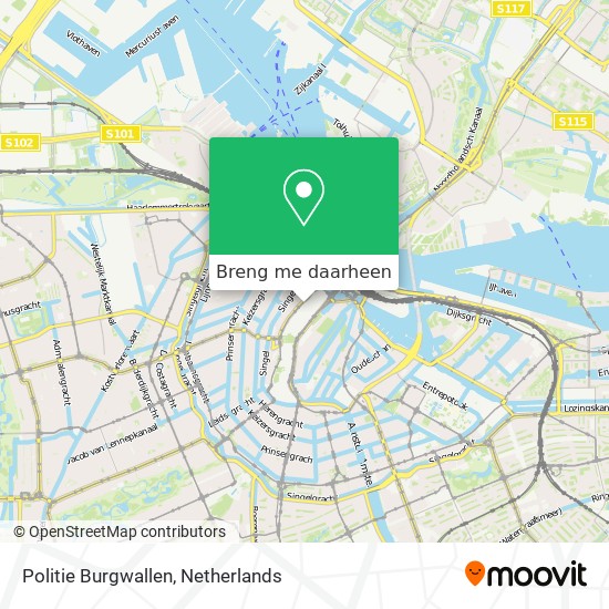 Politie Burgwallen kaart