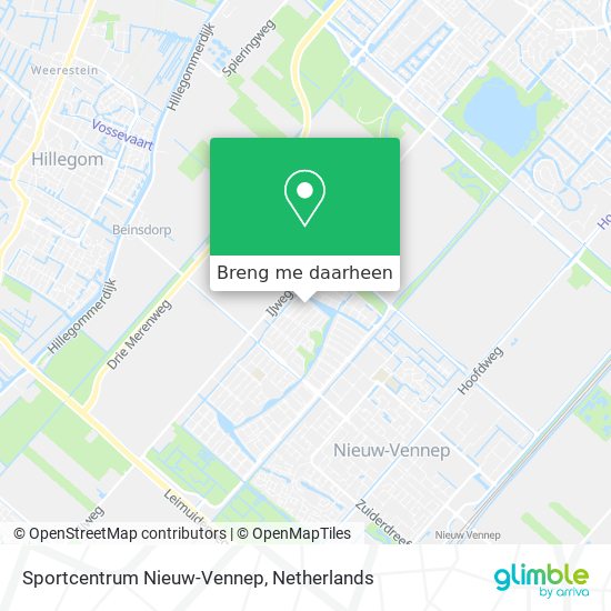 Sportcentrum Nieuw-Vennep kaart