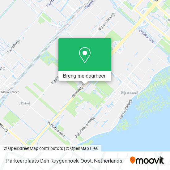 Parkeerplaats Den Ruygenhoek-Oost kaart