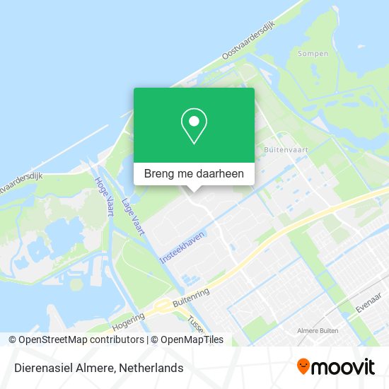 Dierenasiel Almere kaart