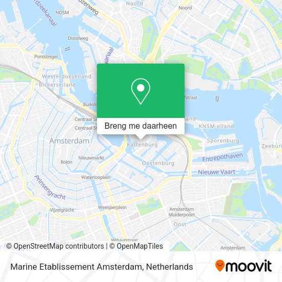 Marine Etablissement Amsterdam kaart