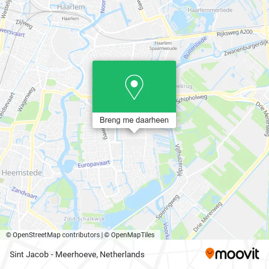 Sint Jacob - Meerhoeve kaart
