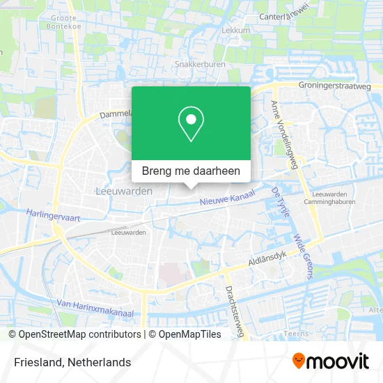 Friesland kaart