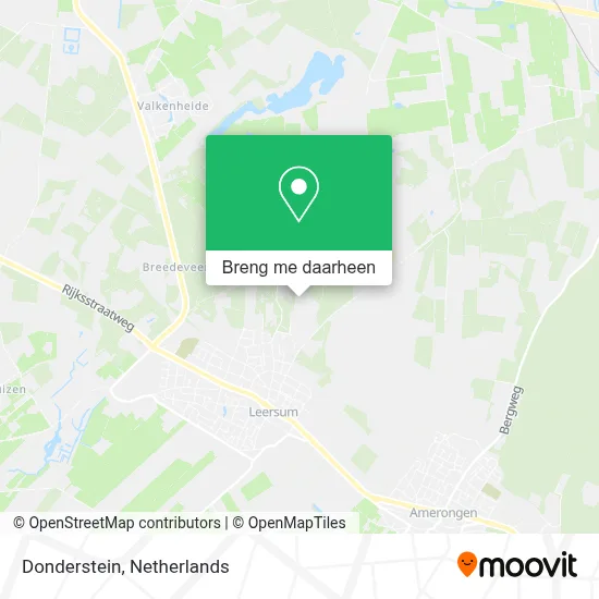 Donderstein kaart