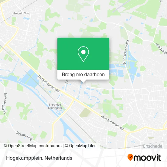 Hogekampplein kaart