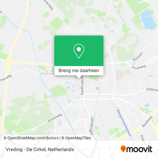 Vreding - De Cirkel kaart