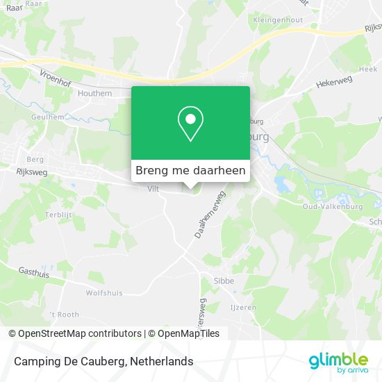 Camping De Cauberg kaart