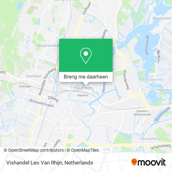 Vishandel Leo Van Rhijn kaart